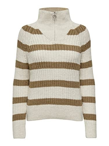 ONLY ONLLEISE FREYA LS ZIP HIGH NECK KNT NOOS Kazak Kadın
