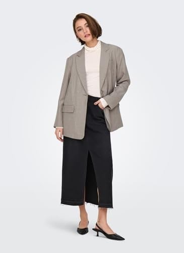 ONLY Onllinda Life Ls Boyfr Mel Blazer Cc Tlr Blazer Kadınlar