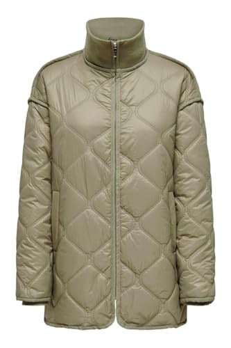 ONLY ONLNELLI QUILT OVERSIZED COAT C CC OTW Kaban Kadın