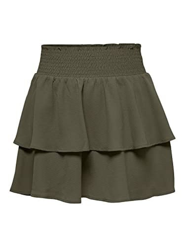 ONLY ONLNOVA LIFE SMOCK SKIRT SOLID PTM Etek Kadın