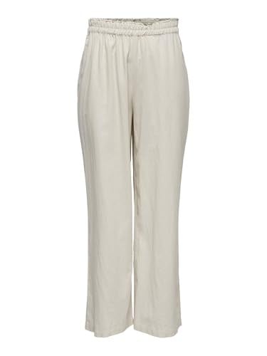 ONLY Onltokyo Hw Linen Blend St Pant Pnt Noos Pantolon Kadın