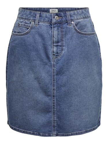 ONLY ONLWONDER HW DNM SKIRT PIM NOOS Kadın Mini Etek Kadın