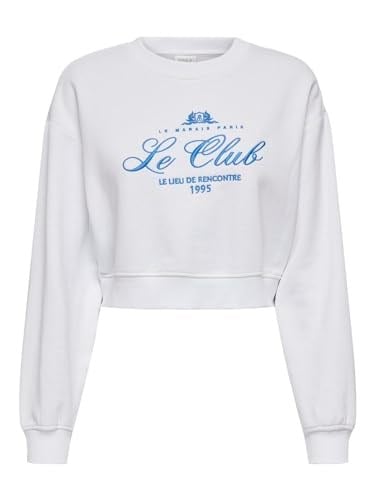 ONLY ONLYRSA L/S O-NECK BOX SWT Sweatshirt Kadın