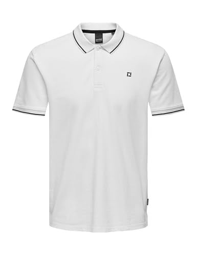 ONLY & SONS Herren Onsfletcher Slim Ss Polo Noos Poloshirt