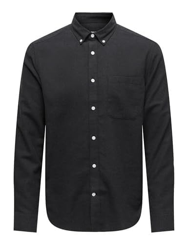 Only & Sons Onsgudmund Slim 1 pkt Solid Shirt NoosUzun kollu gömlErkek