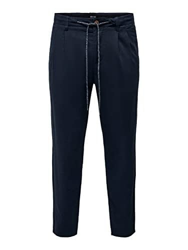 ONLY & SONS Onsleo Crop Linen Mix 0048 Pantolon Pantolon Erkek