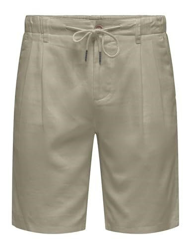 Only & Sons ONSLEO LINEN MIX 0048 SHORTS Şort Erkek