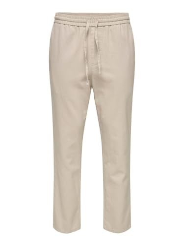 Only & Sons Onslinus Crop 0007 Cot Lin Pnt Noos Kumaş pantolon Erkek