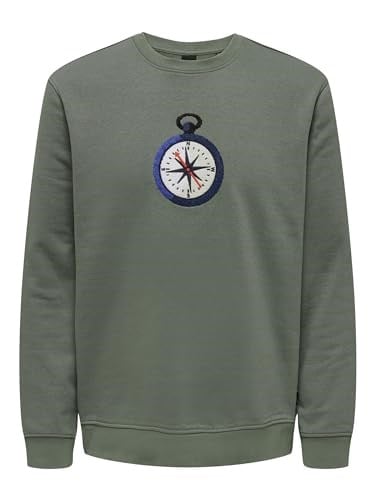 Only & Sons ONSOLIVER REG CAMP SWT CREW NECK Sweatshirt Erkek