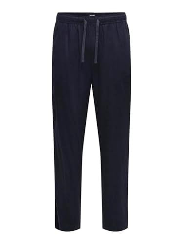 Only & Sons ONSSINUS LOOSE VISC LIN 0075 PNT Pantolon Erkek