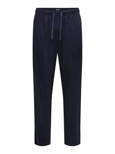 Only & Sons ONSSINUS LOOSE VISC LIN 0075 PNT Pantolon Erkek