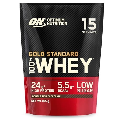 Optimum Nutrition 100% Whey Gs Chocolate Bag, 465 Gr
