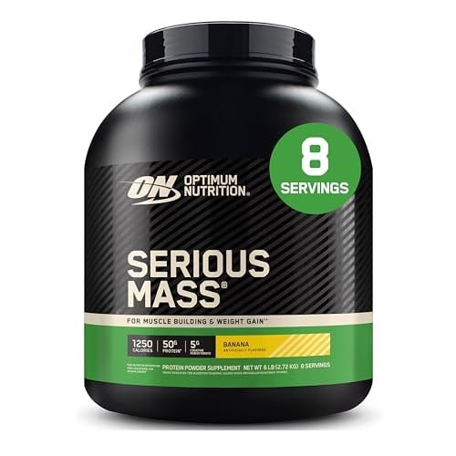 Optimum Nutrition Serious Mass Muz Aromalı 2.73kg 8 Servis