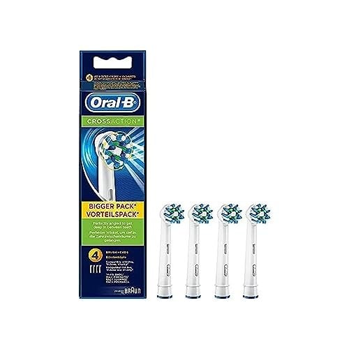 Oral-B Braun CrossAction Yedek Fırça Başlığı, 4 Adet