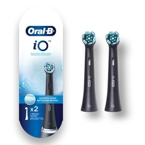 Oral-B - iO Ultimate Clean - 2 fırça başlığı - siyah - 1 adet
