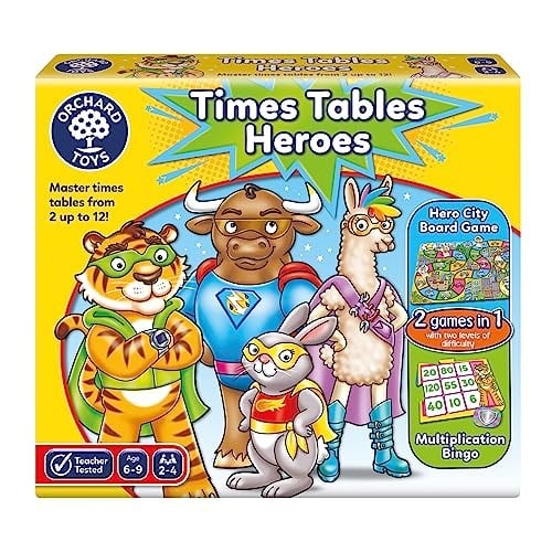 Orchard Toys TIMES TABLES HEROES 6-9 YAŞ