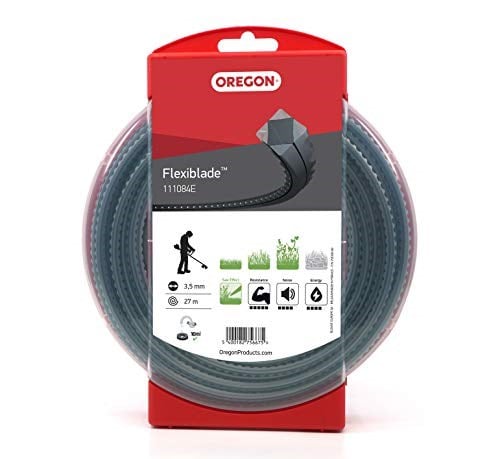 Oregon biçme ipi Flexiblade, 3,5 mm x 27 M, 111084E - Seçenekler: 3.5 mm x 27 m - x1, 4,00MM X 21M, 4,0 mm x 110 m