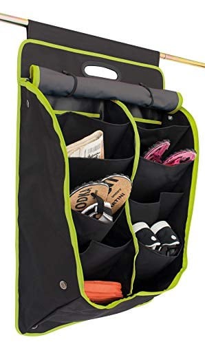 organizer Oxford large 53 x 80 cm polyester black/lime