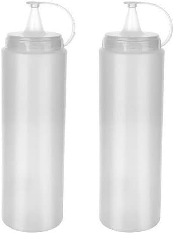 Orret Home 2 Adet Sos Şişesi 700 Ml Plastik Yağlık Sirkelik Ketçap Mayonez Sızdırmaz Sosluk Yağdanlık,BPA İçermez (Şeffaf)