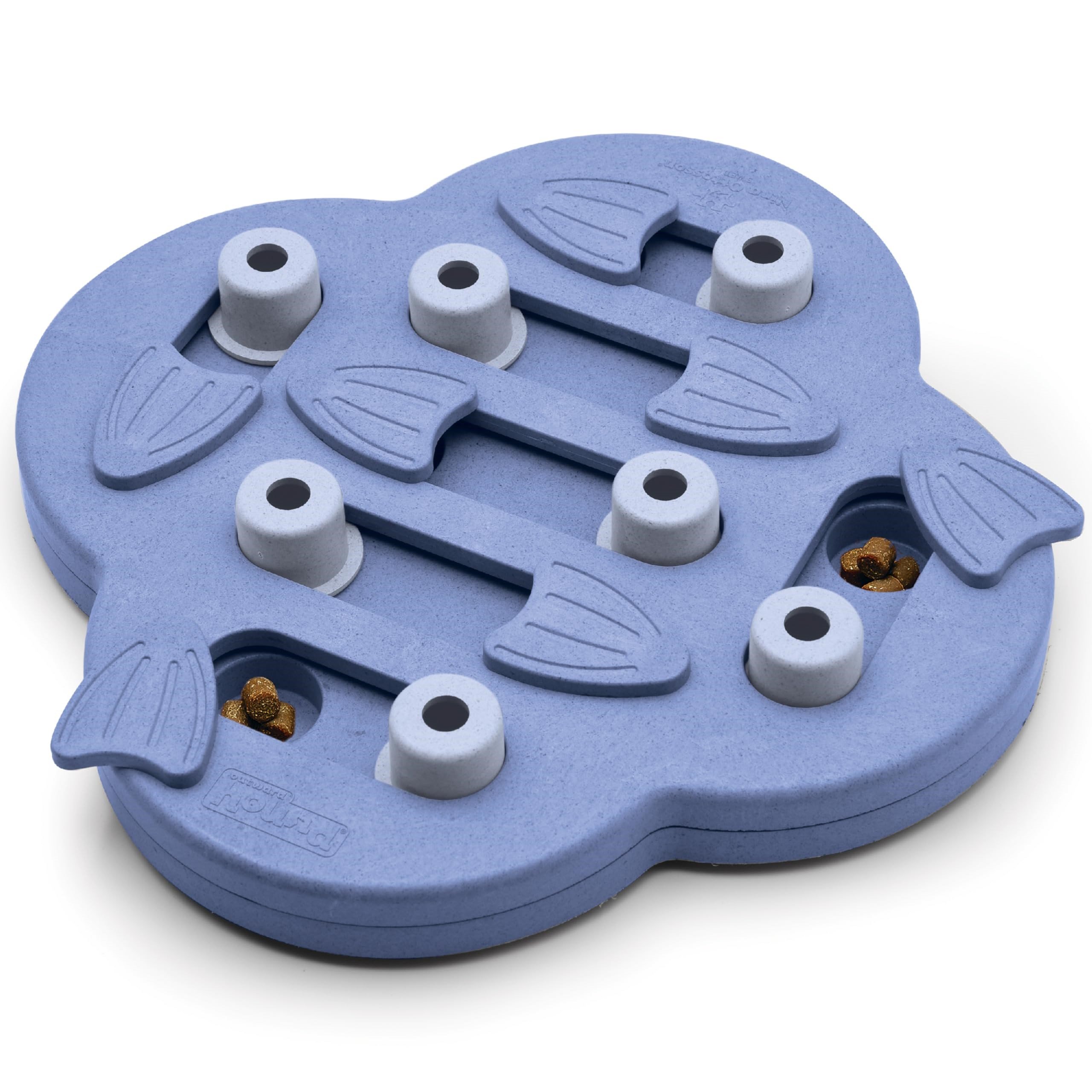 Outward Hound Nina Ottosson by Dog Hide N' Slide Purple Interactive Treat Puzzle Dog Toy - Seçenekler: Seviye 2 (Orta Seviye), Seviye 4 (Uzman), Ekstra parçalar...