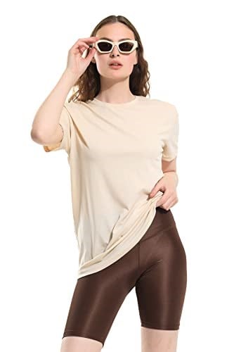Oversize Fit Pamuklu Kısa Kollu Basic Uniseks Kadın Erkek Tişört