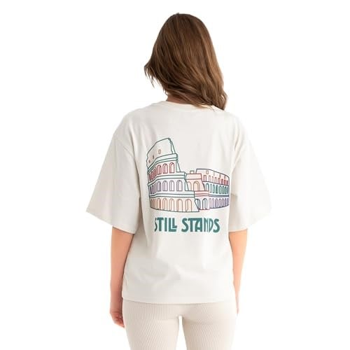Oversize Tee Kolezyum Kadın Tshirt