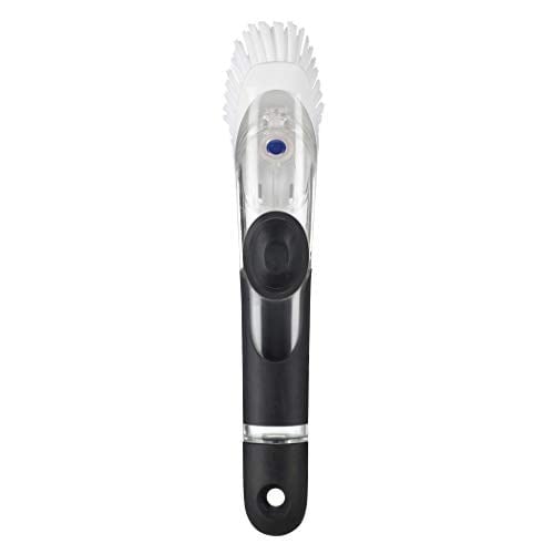 OXO Good Grips 26 x 7,6 x 7,6 cm deterjan dağıtıcılı temizleme fırçası/yıkama fırçası