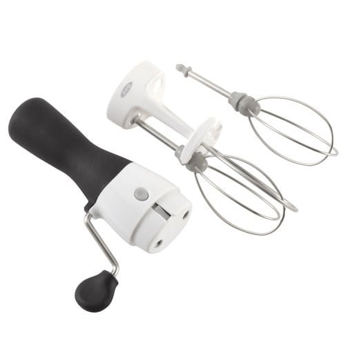 OXO - Good Grips Paslanmaz Çelik Mekanik El Mikseri, Kahverengi - Seçenekler: Yumurta çırpıcı, Silikon yumurta pochier – 2'li set...