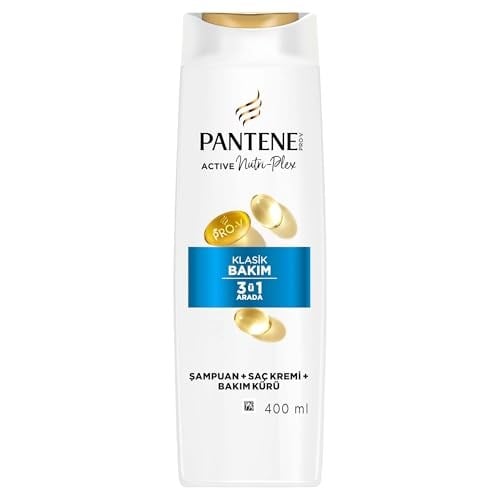 PANTENE Temel Bakım 3'ü 1 Arada Şampuan 400 ml - Seçenekler: Standart, Standart 3lü paket