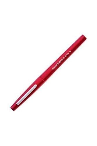 Papermate Flair Fiber Uçlu Kalem Orjinal, Medium Uç, Kırmızı - S0190993 - Seçenekler: 1 stück (1er Pack), 4 adet, 12 adet