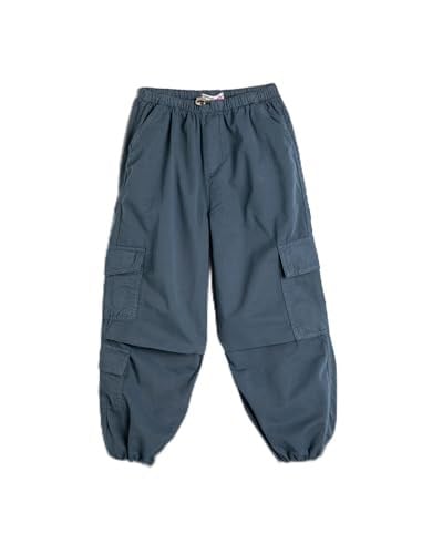 Paraşüt Jogger Kot Pantolon Pamuklu Beli Lastikli Cepli - Parachute Jean