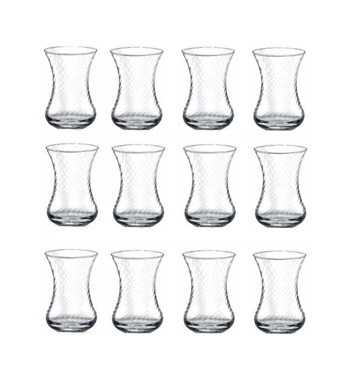 Paşabahçe 42781 Optikli İnce Belli Çay Bardak 12 Li