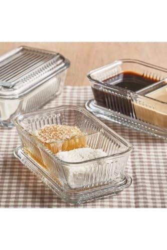 Paşabahçe Bölmeli Frigo Tereyağlık Reçellik Kahvaltı Kapı, 2 Adet, Turkuaz