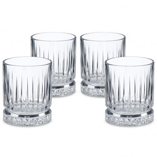 Pasabahce Elysia 520014 Viski Bardağı, Retro Tasarım, Kristal Cam, 210 ml, 4 Adet