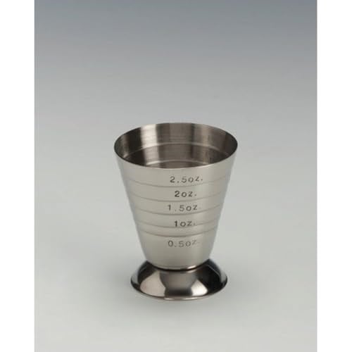 Paslanmaz Çelik Kokteyl Ölçeği, 0,5 oz ile 2,5 oz Arası Ölçüm Çizgili, Bar Karıştırıcı için Jigger