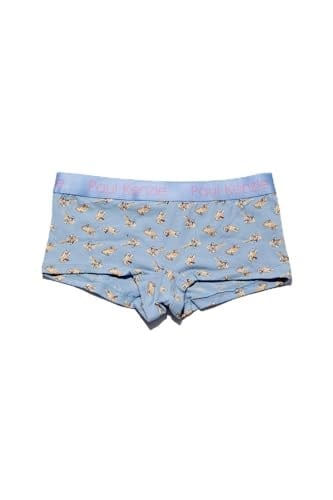 Paul Kenzie x Kurtaran Ev - Desenli Kadın Boyshort Külot - Poppy