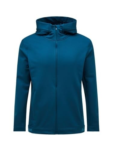 Peak Performance Rider Tech Zip Hood Erkek Fleece, Mavi, M Beden