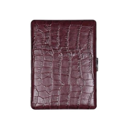 Pearl Japan Cosmos Deri Uzun Sigara Tabakası Croco Kahve 9lu