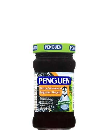 Penguen Böğürtlen Reçeli Ekstra Geleneksel 380 Gr