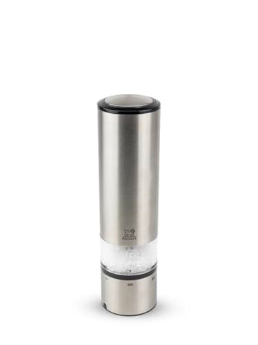 Peugeot Elis Sense Elektrikli Tuz Değirmeni 27179, Öğütme Derecesi Ayarı U'Select, Led Işık, Paslanmaz Çelik, Yükseklik: 20 Cm