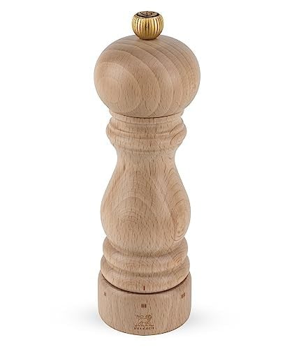 PEUGEOT - Paris u'Select karabiber değirmeni, 18 cm, önceden ayarlanmış 6 öğütme derecesi, PEFC sertifikalı ahşap, doğal renkler, doğal