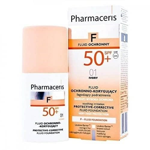 Pharmaceris SPF 50+ Ivory Protective Corrective Foundation Kapatıcı Fondöten Fluide Kapatıcı Fondoten (50 ml)
