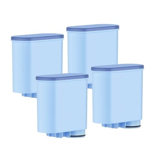 Philips AquaClean CA6903/10 CA6903/22-4 adet filtre kartuşu, Saeco Philips LatteGo kahve otomatı ile uyumlu, BPA içermez, kireç içermez, tadı iyileştirir