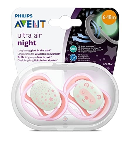 Philips Avent SCF376/22 Emzik, 6-18 Ay, Kırmızı/Pembe