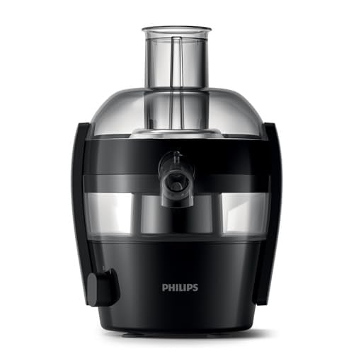 Philips Viva Collection Meyve Sıkacağı - Kompakt Tasarım, QuickClean Teknolojisi, Bardağa Doğrudan Servis, 500W Motor, 1.5L Kapasite, Damlatmaz, Kolay Temizlenir (HR1832/00)
