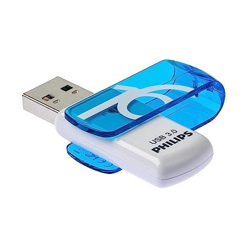 Philips Vivid Edition Super Speed 3.0 USB flash sürücü, 16 GB, döner kapaklı, PC, dizüstü bilgisayar, bilgisayar veri depolama, 100 MB/s'ye kadar okuma hızı