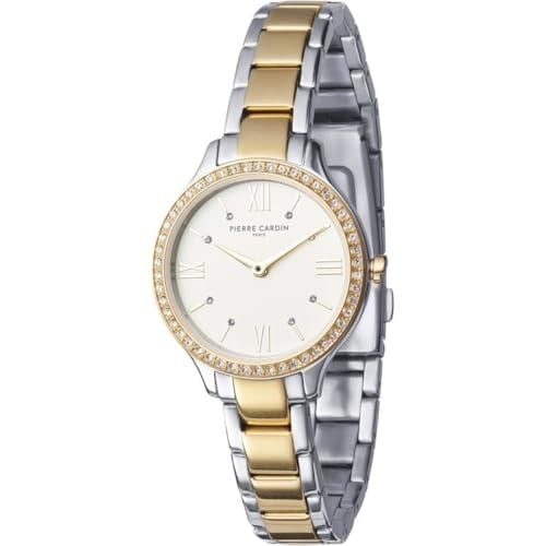 Pierre Cardin CRM.0004 Kol Saati, Gri-Altın Sarısı, Standart