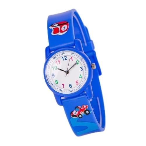 Pinkoli Racing Yarış Arabası Motifli Analog 6-13 Yaş Çocuk Kol Saati ST-303984