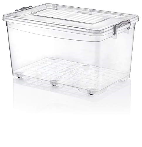 Plastik 50 lt Tekerlekli Multi Box Saklama Kabı - Seçenekler: 50 L, 80 L, 10 L, 30 L, 40 L, Derin, Kısa