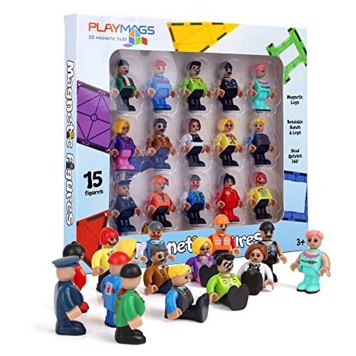 Playmags Manyetik Figürler I 15 Parçalı Set